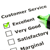 Customer service satisfaction form