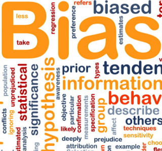 Word cloud for bias
