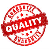 graphic of a quality guarantee stamp