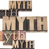 graphic of the word "myth"