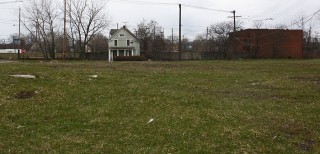 Another view of vacant land in Cleveland's "Forgotten Triangle" neighborhood