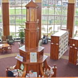 view inside Hudson, Ohio, library