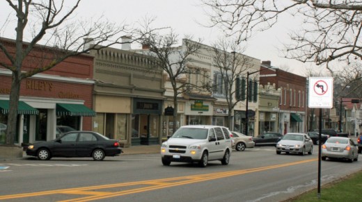 Main Street in Hudson, Ohio