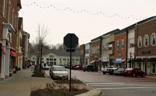 part of Main Street Extension project in Hudson, Ohio