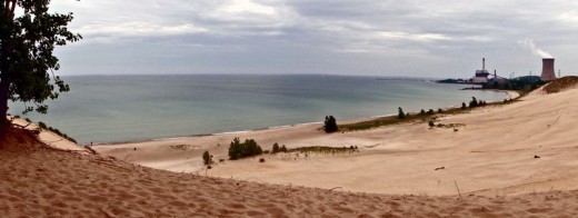 View of Lake Michigan from Indiana Dunes National Lakeshore