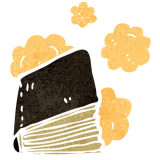 illustration of a dusty book