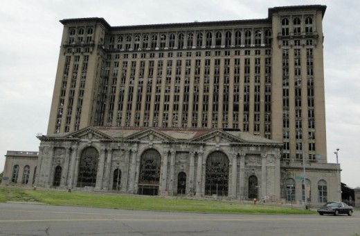 photo of Michigan Central Railroad Station & Tower in Detroit