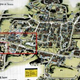 Map of Main Campus of University of Connecticut - Storrs.