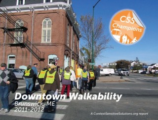 Downtown Walkability report cover