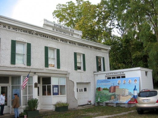 Hotchkiss Building in Lyons, New York, by Amy Facca