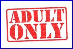adult only rubber stamp