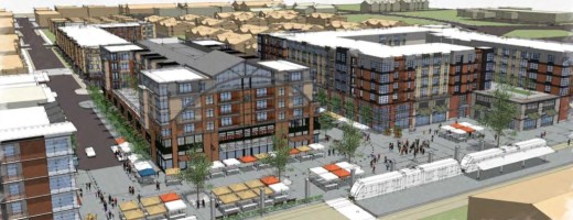 Much of Orenco's remaining build out will include high density units. These will be in the undeveloped area close to the light rail station.