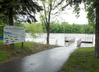 Rotary Park in Sartell borders the Mississippi River