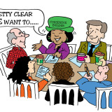 Consensus builder illustration by Marc Hughes for PlannersWeb