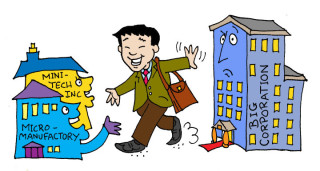 Illustration by Marc Hughes for PlannersWeb: young job seeker
