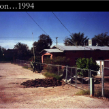How permaculture can shape the built environment. Photos are from Tucson, Arizona, above 1994; below right -- 2004.