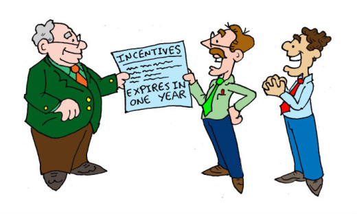 Illustration by Marc Hughes for PlannersWeb - Incentives Expire in One Year